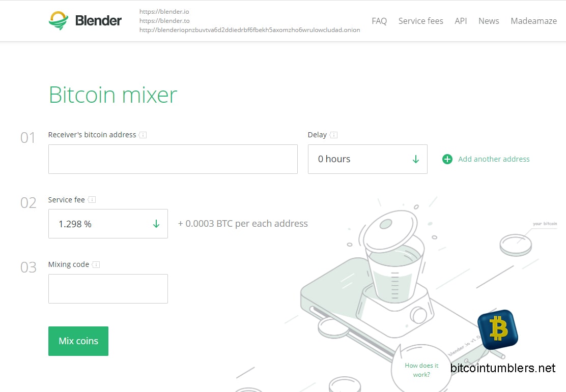 Blender Bitcoin Mixer