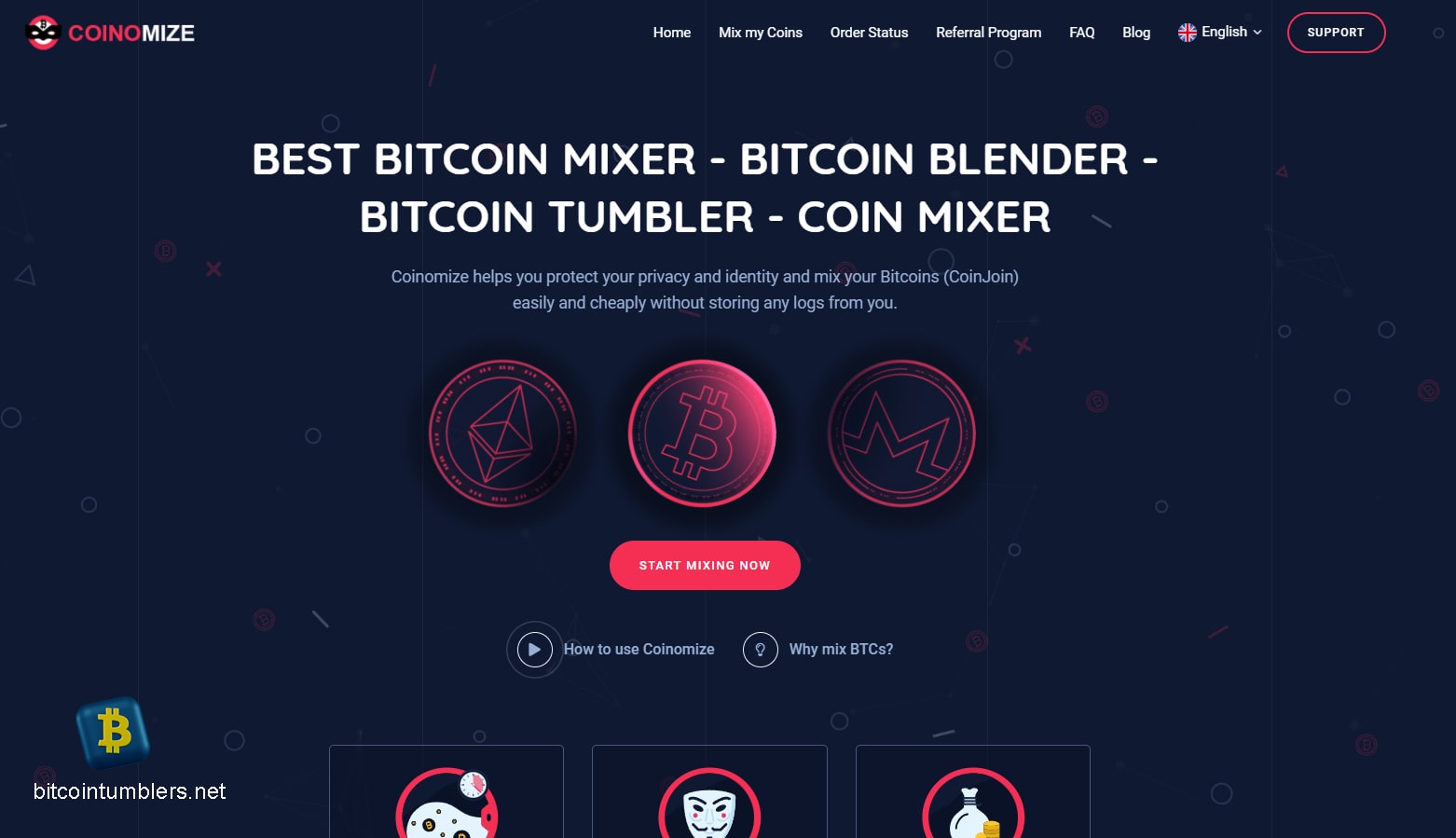 Coinomize.biz Bitcoin Mixer